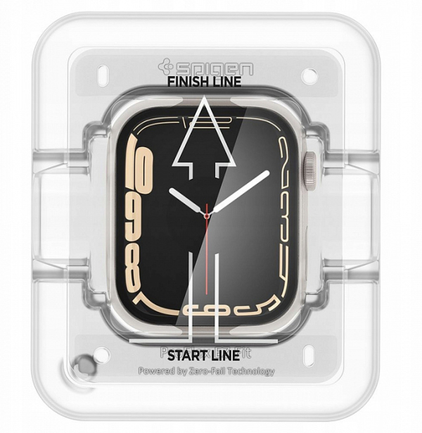 Купить Защитное стекло Spigen ProFlex EZ Fit (AFL04052) для Apple Watch series 7 41mm (Black)